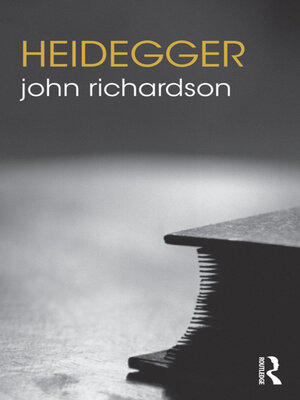 cover image of Heidegger